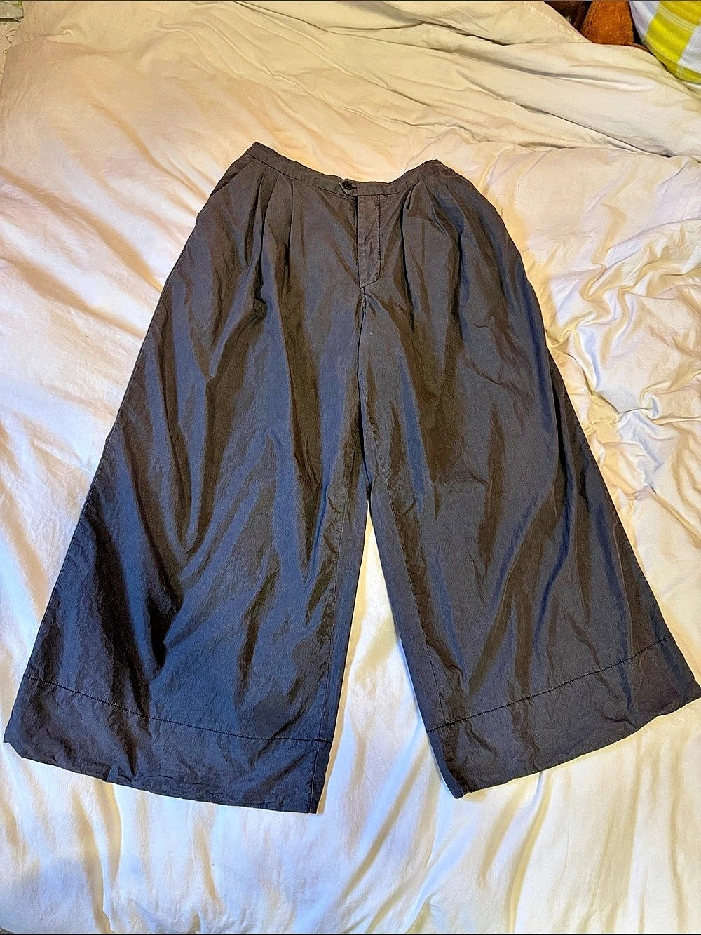 Free People Wide Leg Pants in Black Size Medium